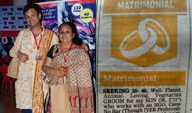 India's First Gay Matrimonial Ad